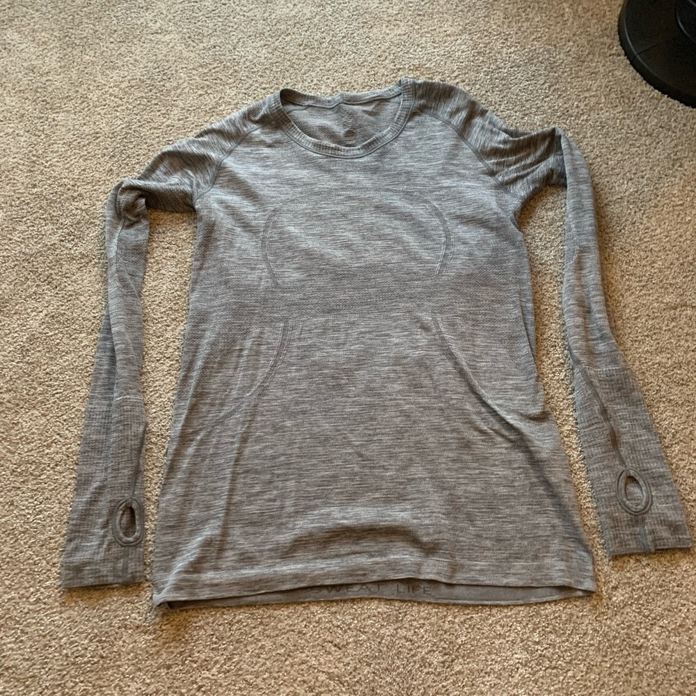 Heather Gray Lululemon Swiftly Tech Longsleeve ✨